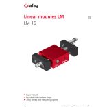 Afag LM 16/30 pneumatikus lineáris modul