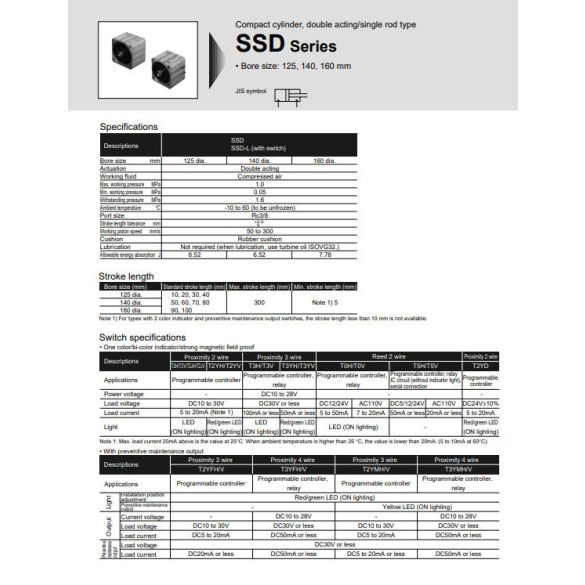 CDK SSL-L-32-20 pneumatikus henger