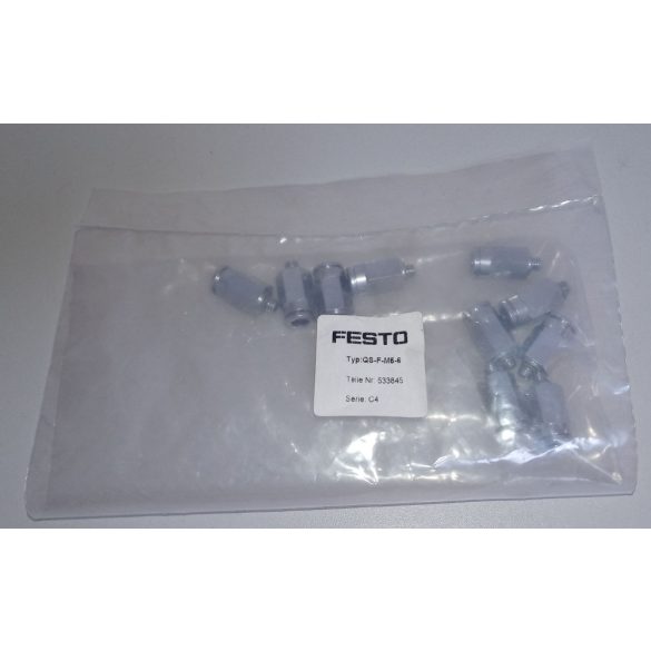 Festo QS-F-M5-6 benyomható csatlakozó