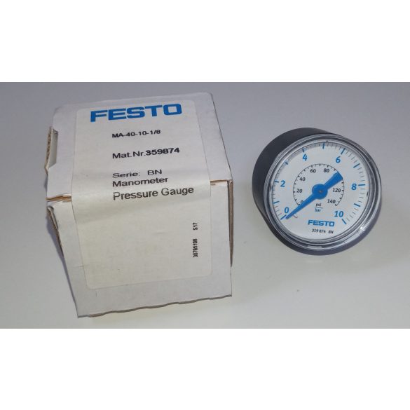 Festo MA-40-10-1/8 - Serie BN nyomásmérő (manométer)