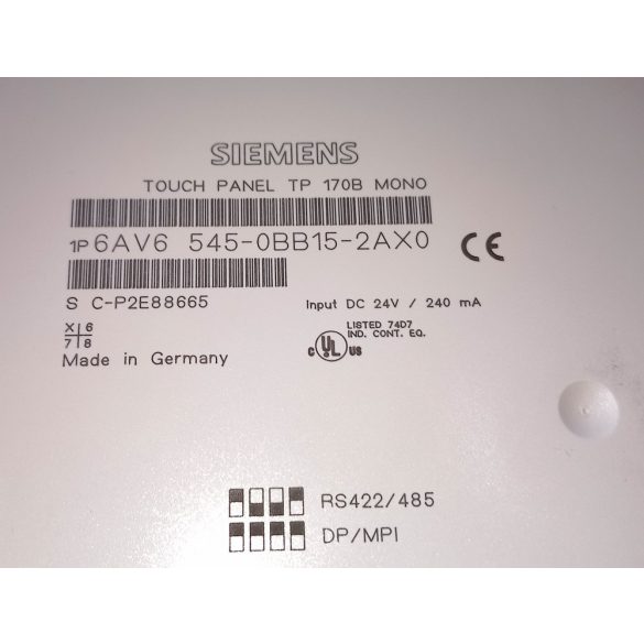 Siemens TP170B - 6AV6545-0BB15-2AX0 mono kijelző