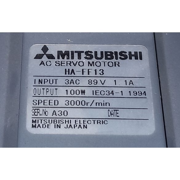 Mitsubishi HA-FF13 szervomotor